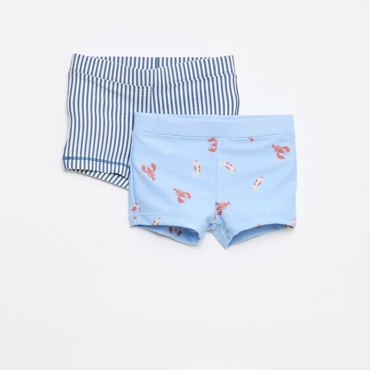 Pack de 2 bóxers de baño AZUL