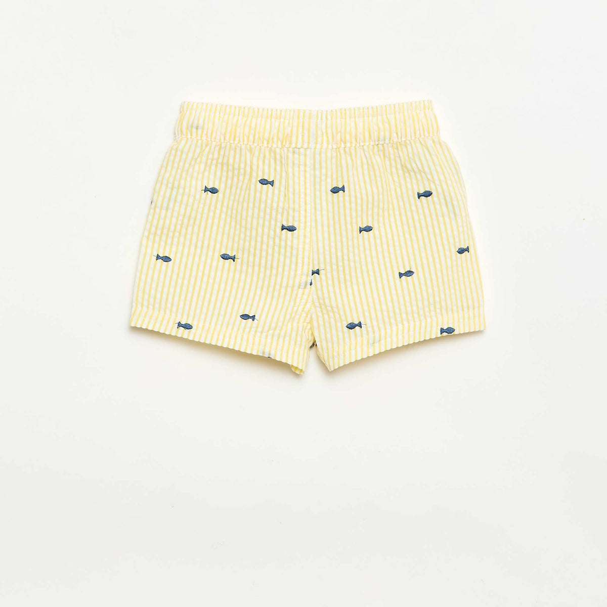 Pantalón corto de baño estampado AMARILLO