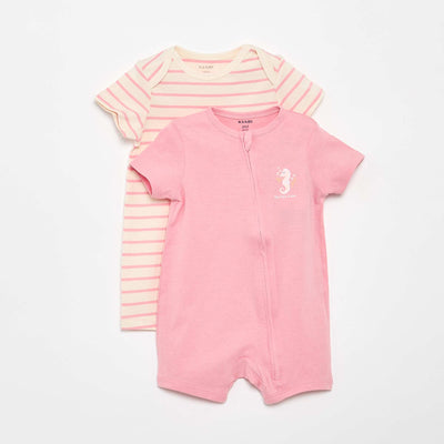Pijama de algodón ROSA