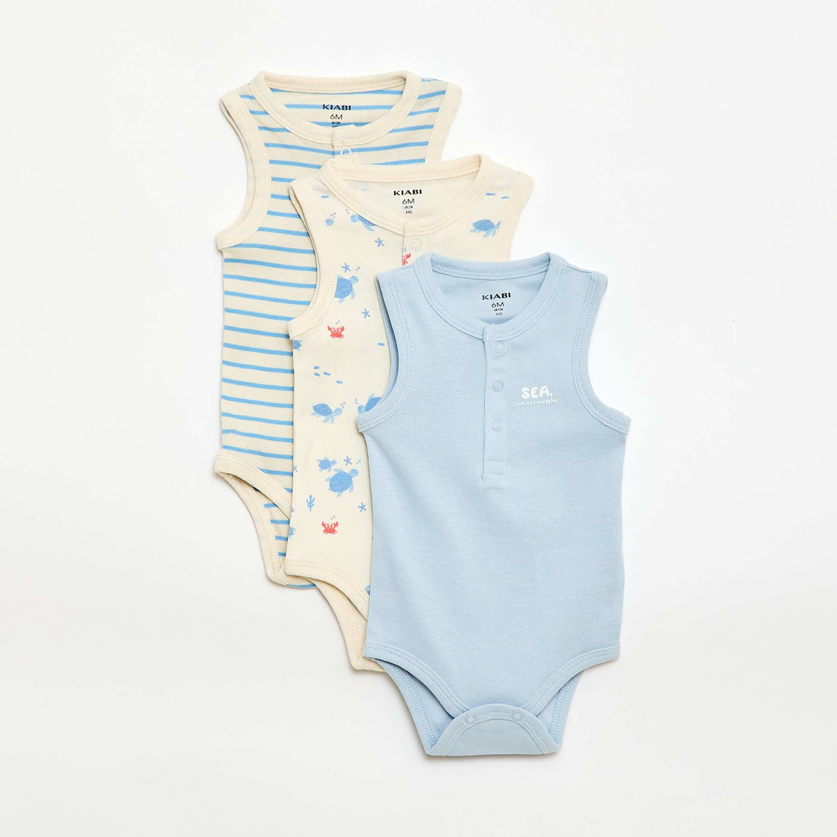 Pack de 3 bodies - 3 piezas AZUL