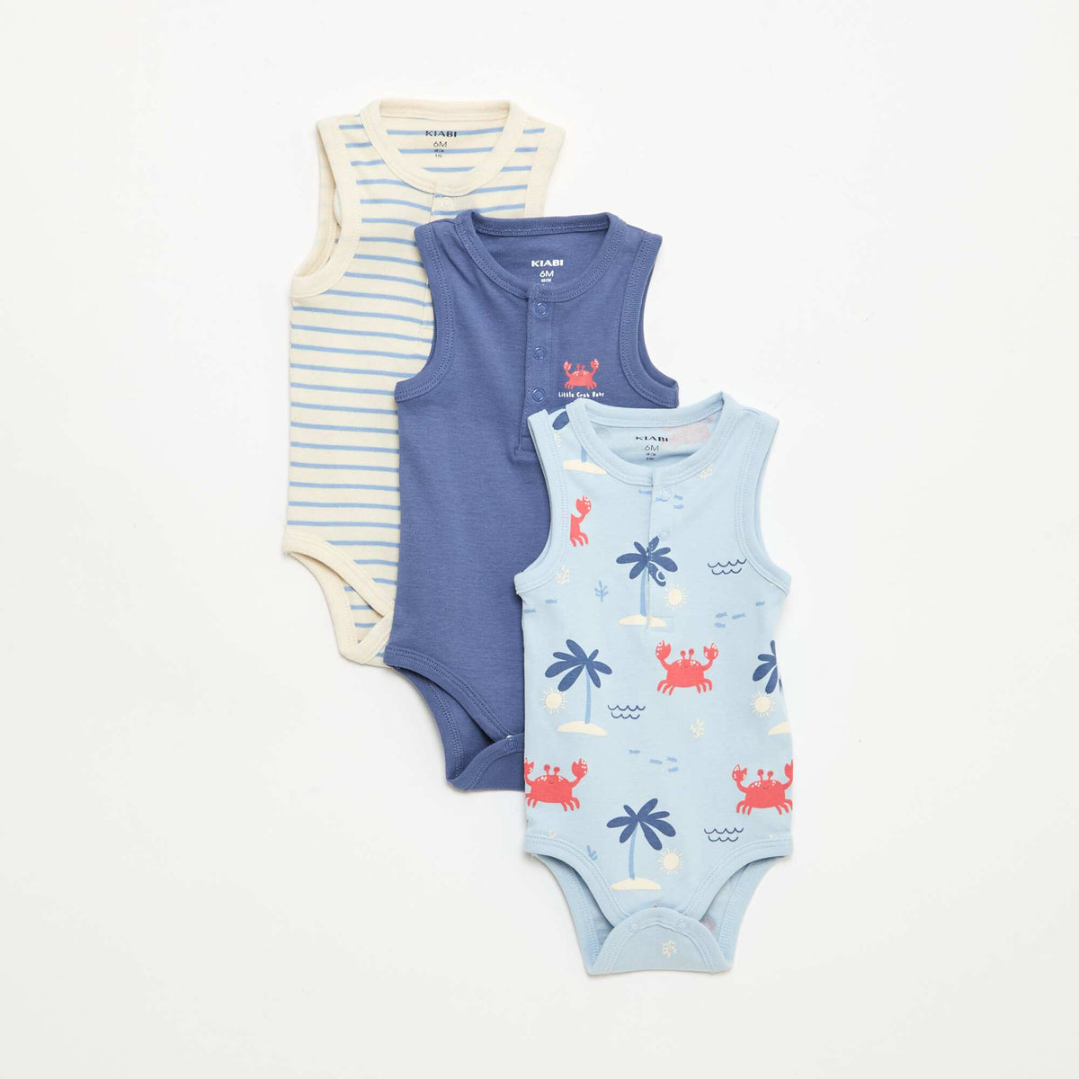 Pack de 3 bodies - 3 piezas AZUL