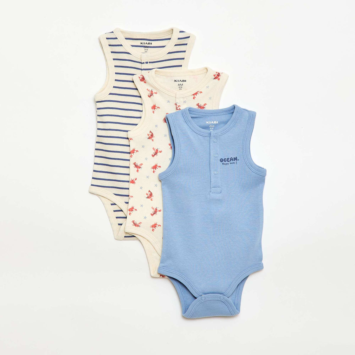 Pack de 3 bodies - 3 piezas BEIGE