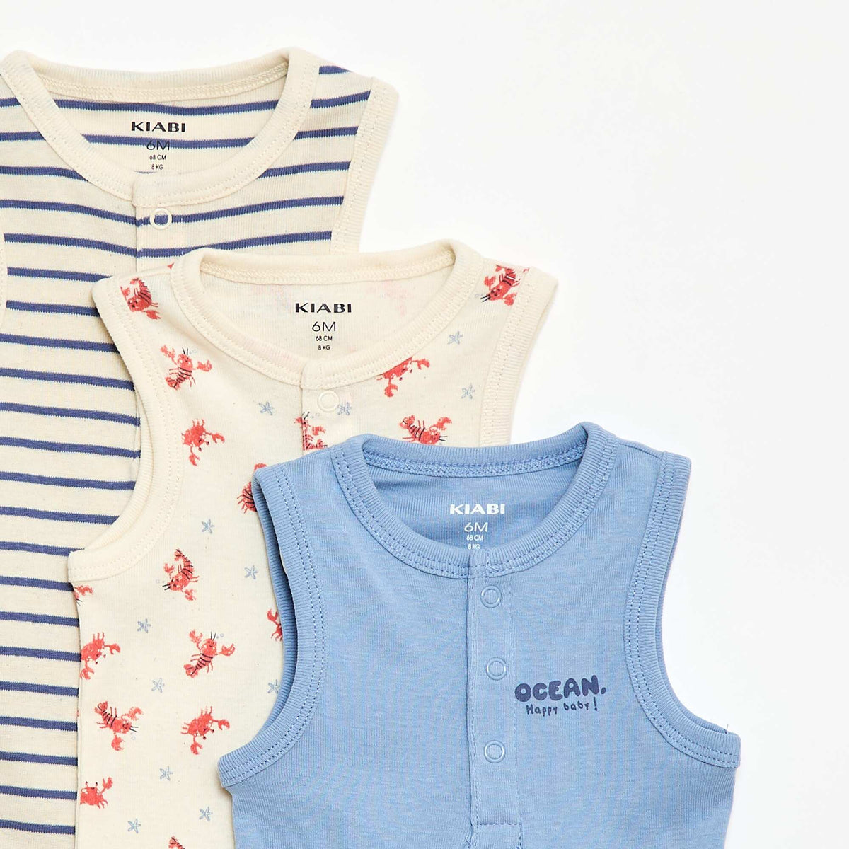 Pack de 3 bodies - 3 piezas BEIGE