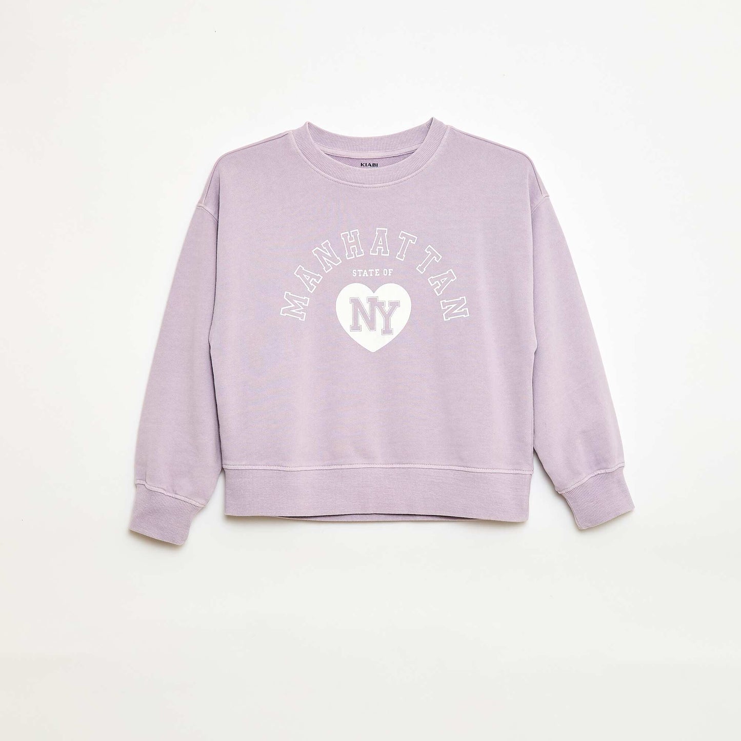 Buzo estilo campus PURPURA