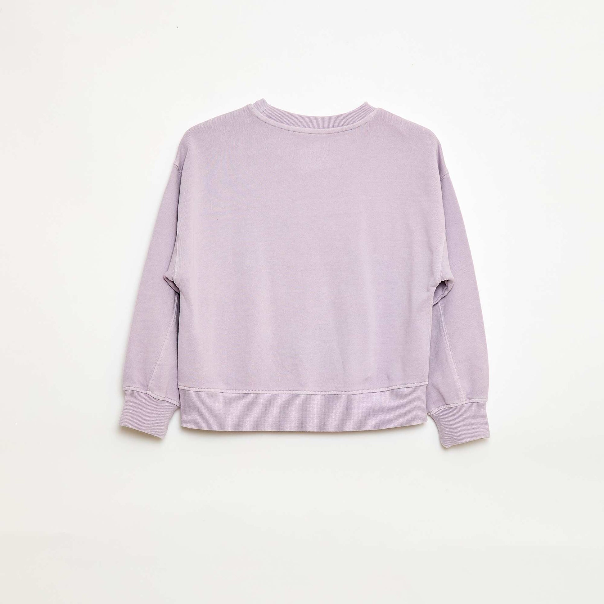 Buzo estilo campus PURPURA