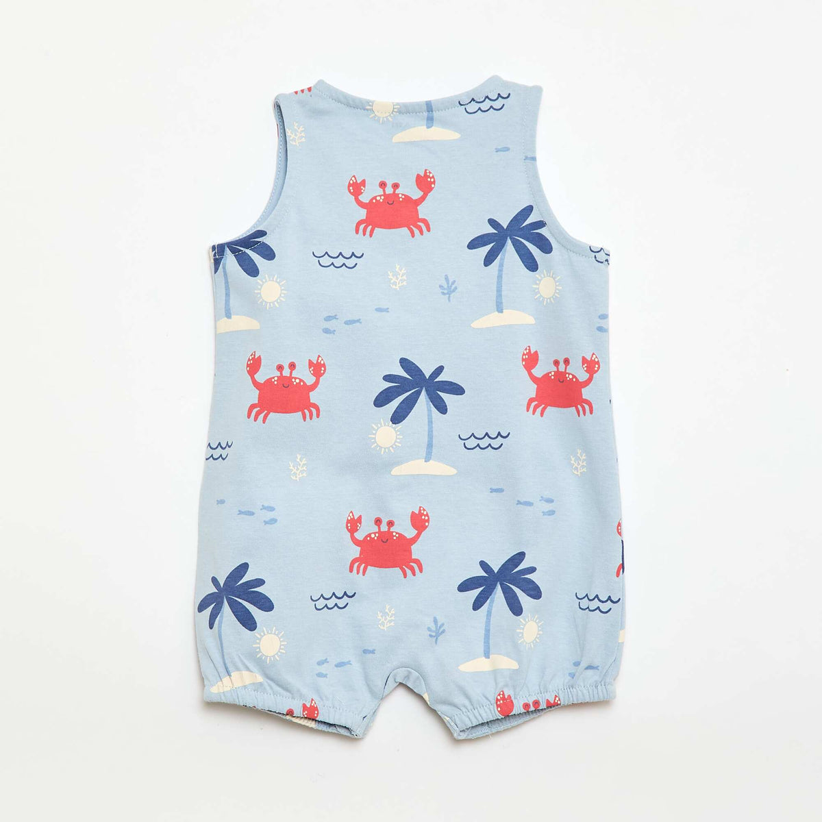 Pack 2 pijamas ligeros con abertura a presión AZUL