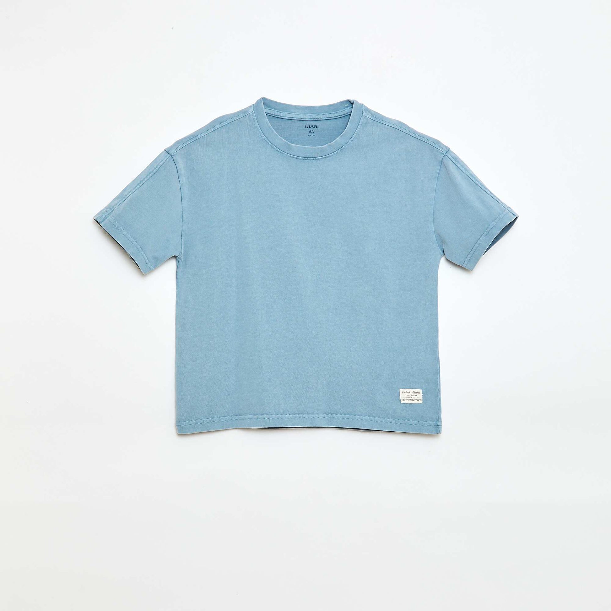 Camiseta oversize efecto lavado AZUL