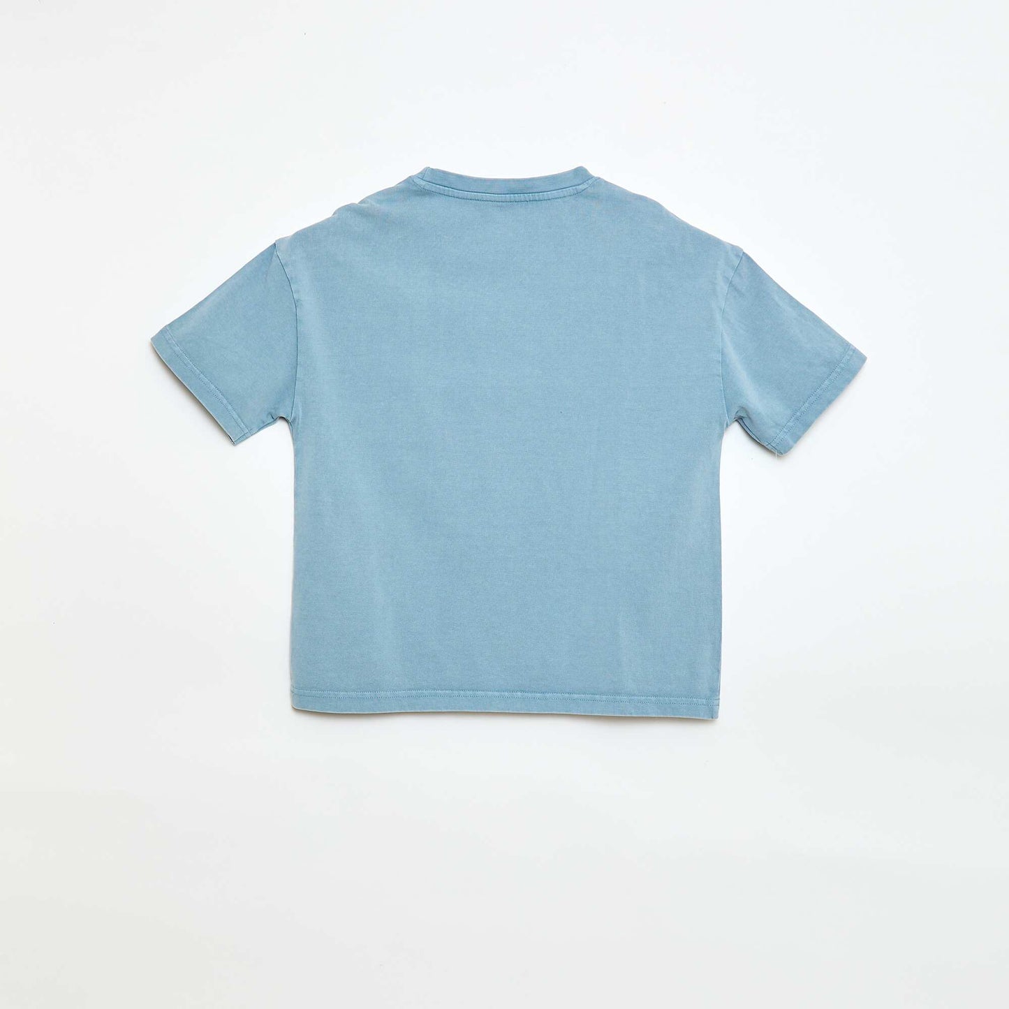 Camiseta oversize efecto lavado AZUL