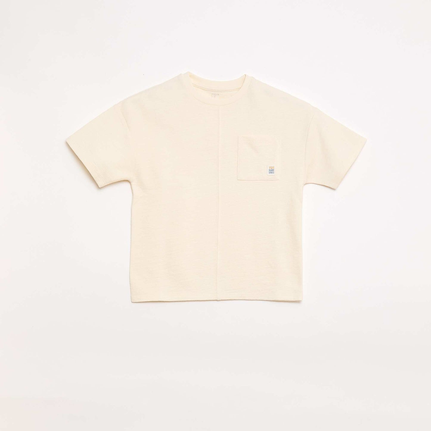 Camiseta oversize de manga corta BLANCO