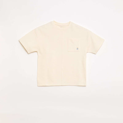 Camiseta oversize de manga corta BLANCO