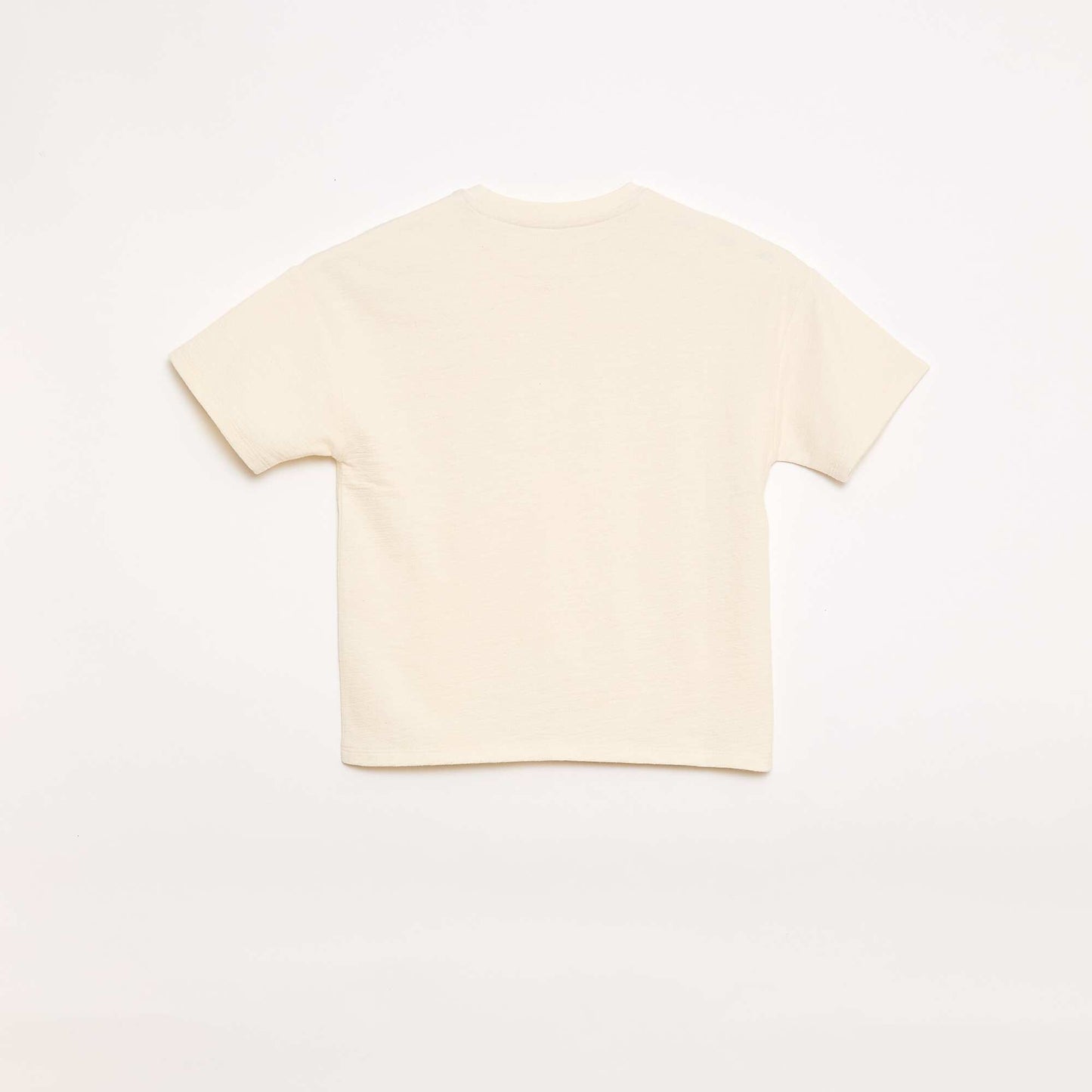 Camiseta oversize de manga corta BLANCO