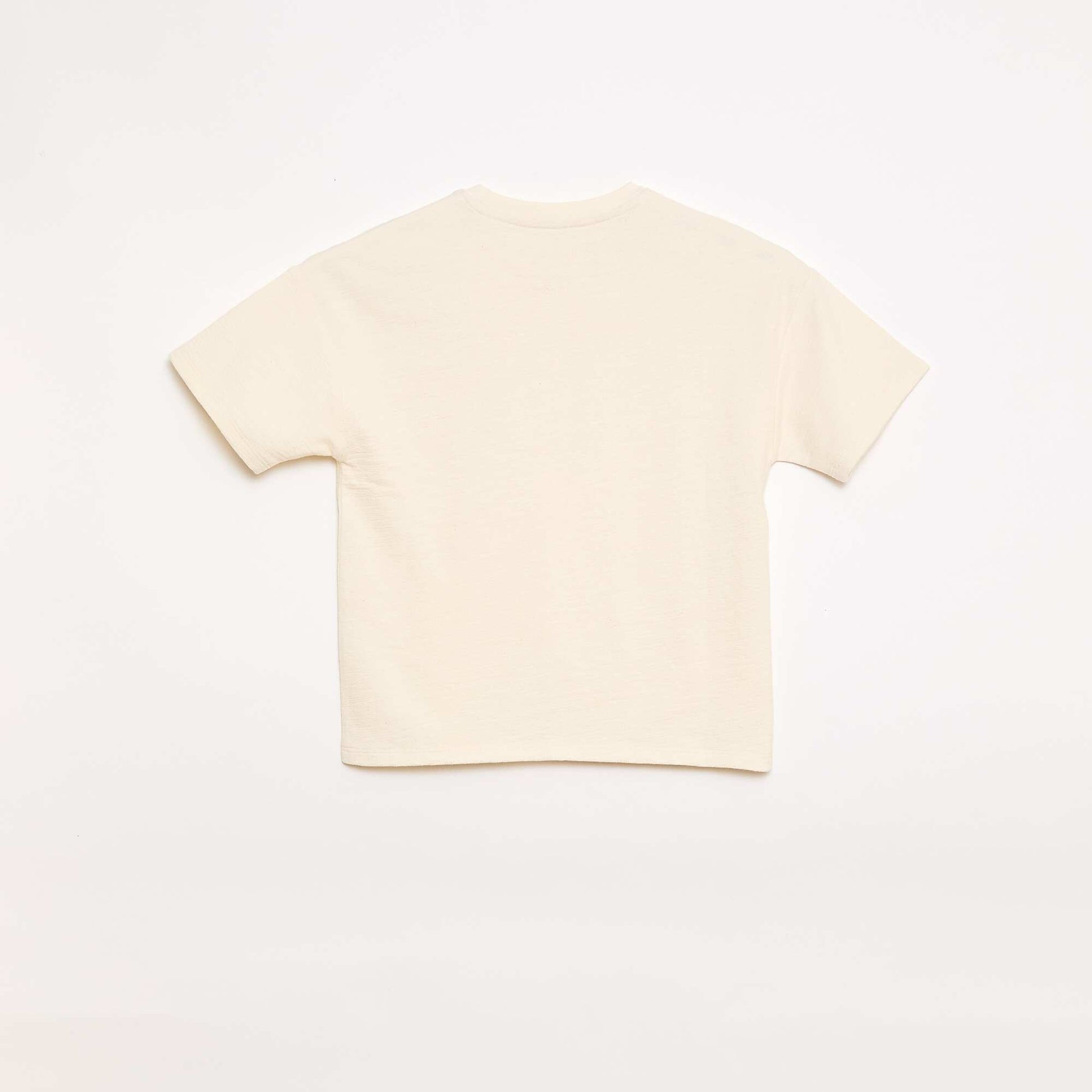 Camiseta oversize de manga corta BLANCO
