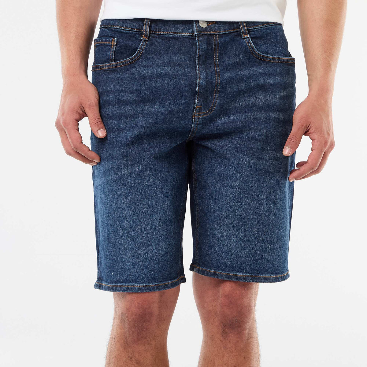 Bermuda vaquera slim fit AZUL