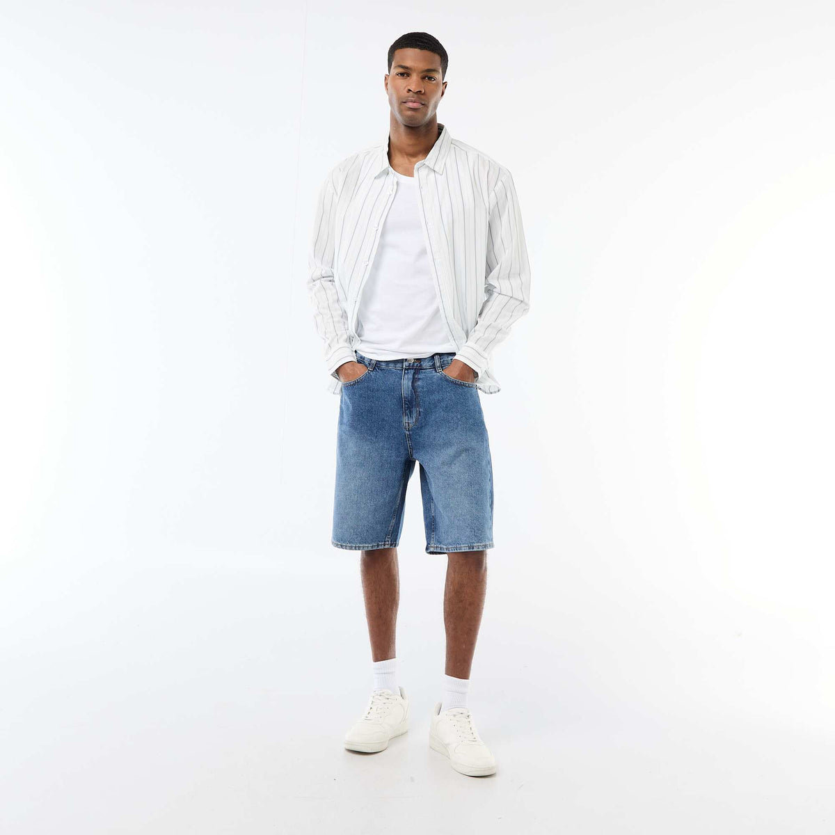 Bermudas jeans AZUL