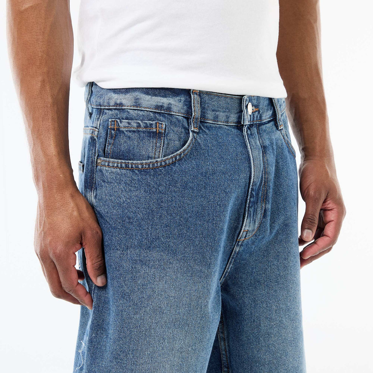 Bermudas jeans AZUL