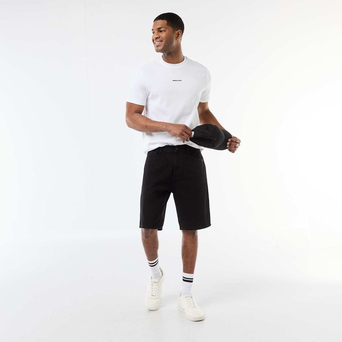 Bermudas jeans NEGRO