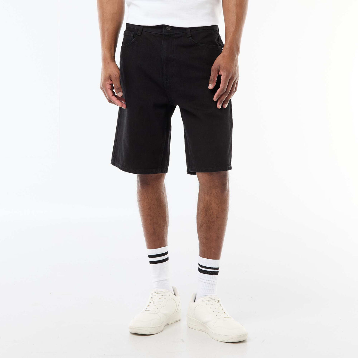 Bermudas jeans NEGRO