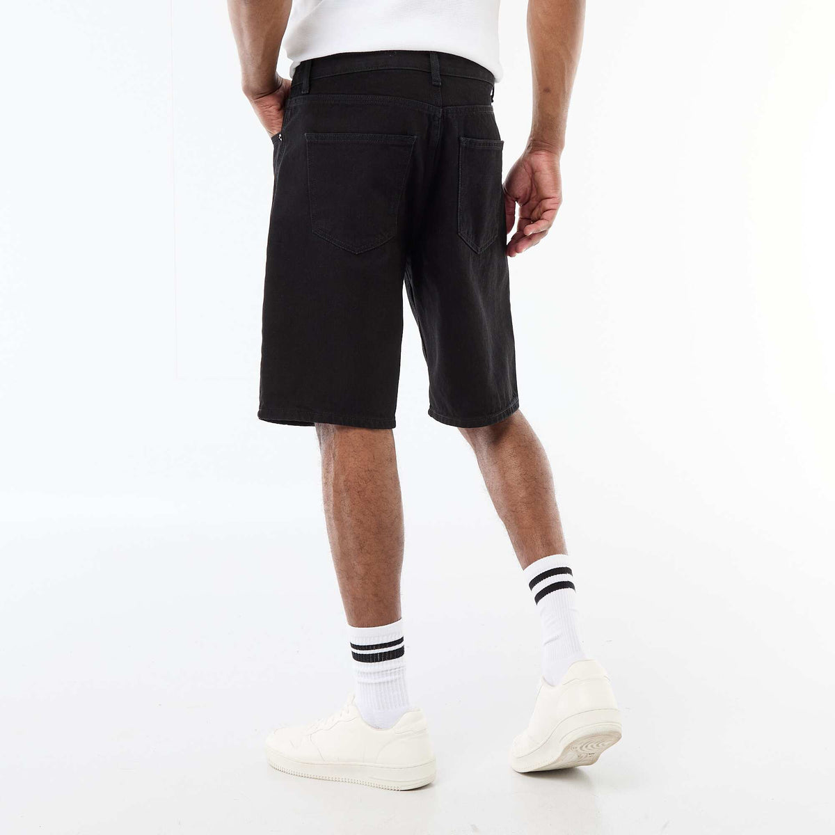 Bermudas jeans NEGRO