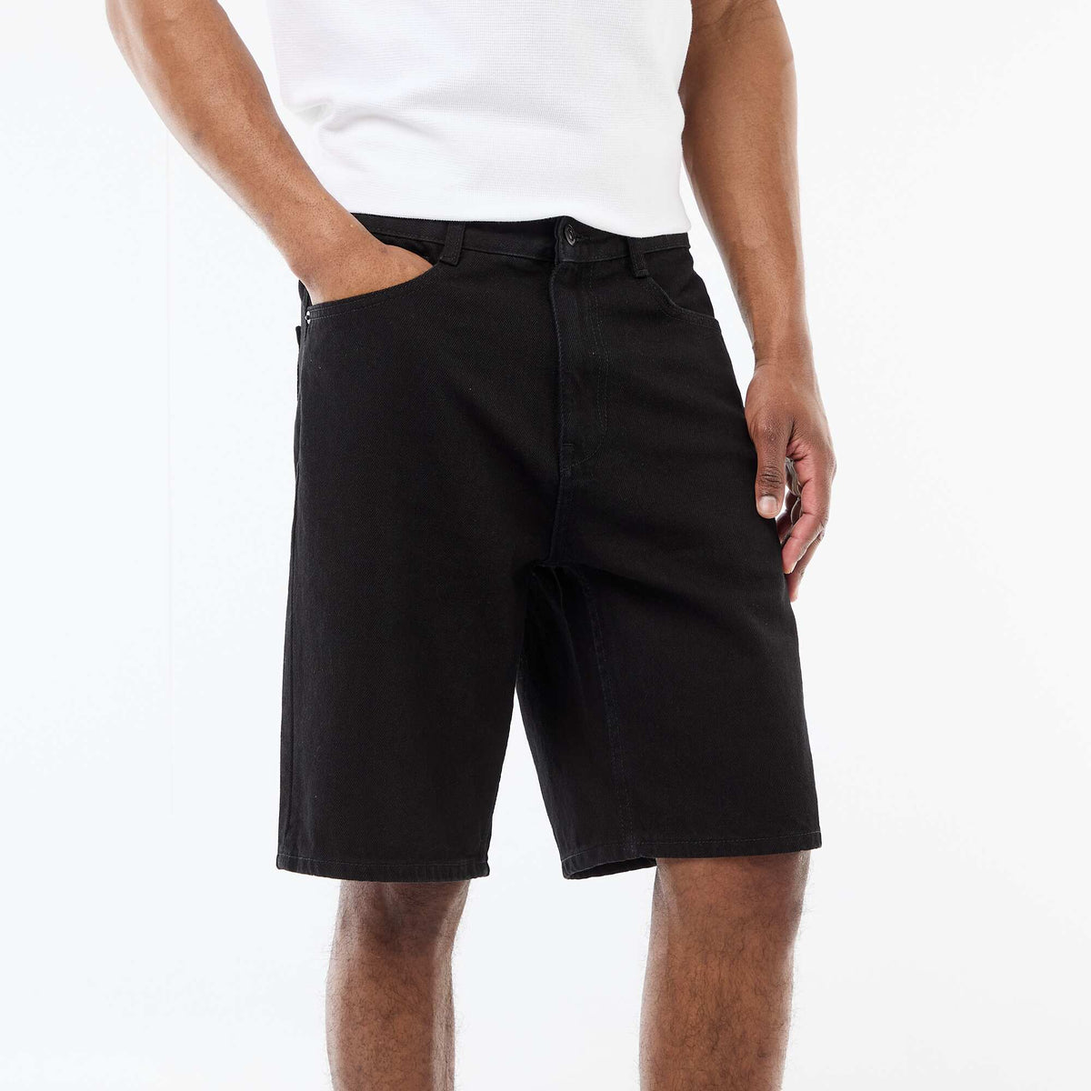 Bermudas jeans NEGRO