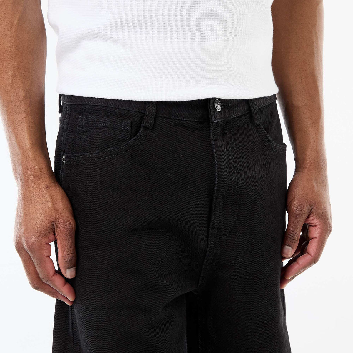 Bermudas jeans NEGRO