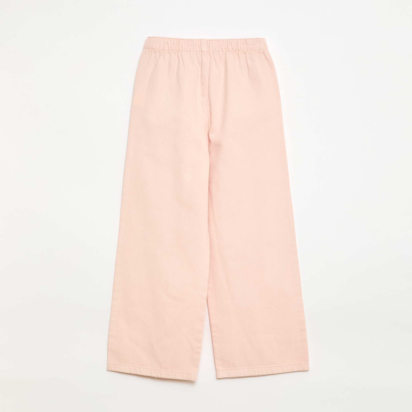 Pantalón de sarga con cordones ajustables ROSA