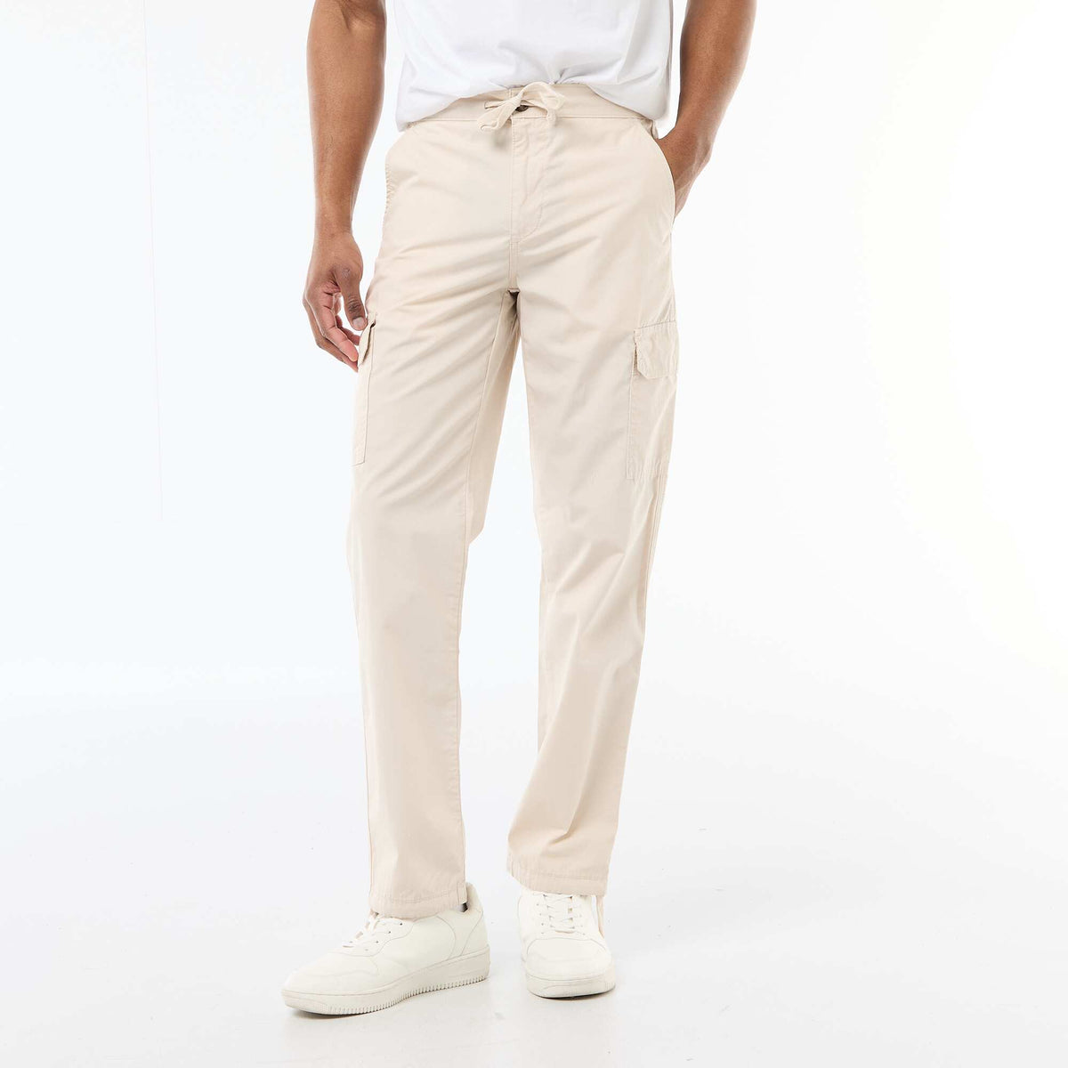 Pantalón multibolsillos regular fit GRIS