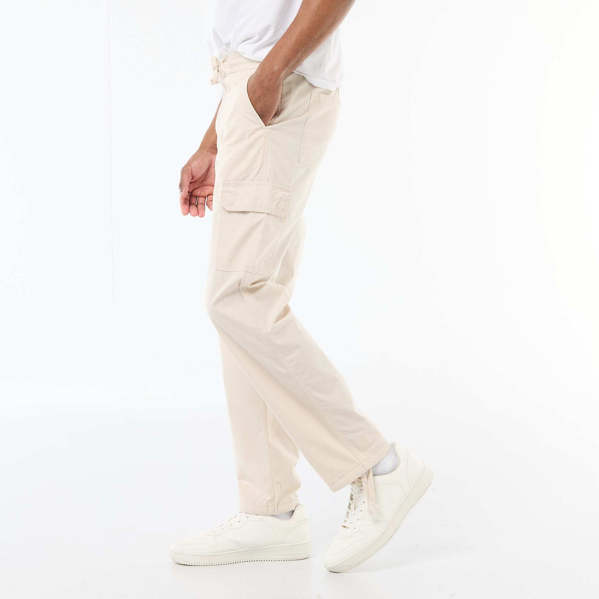 Pantalón multibolsillos regular fit GRIS
