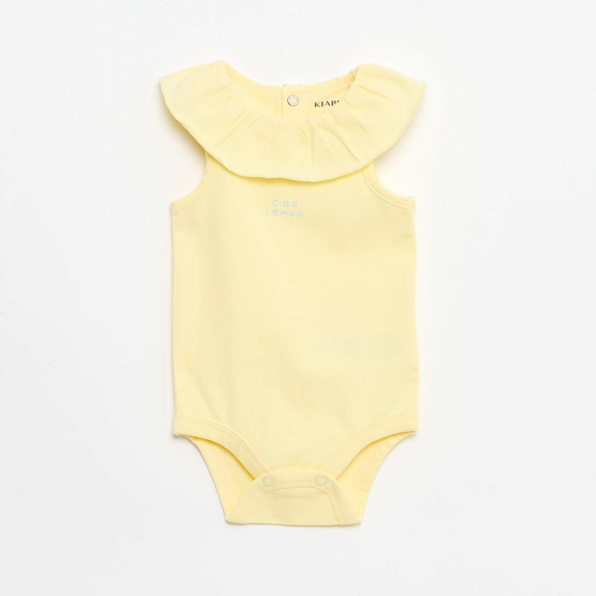Conjunto de 2 piezas: body + braguita AMARILLO