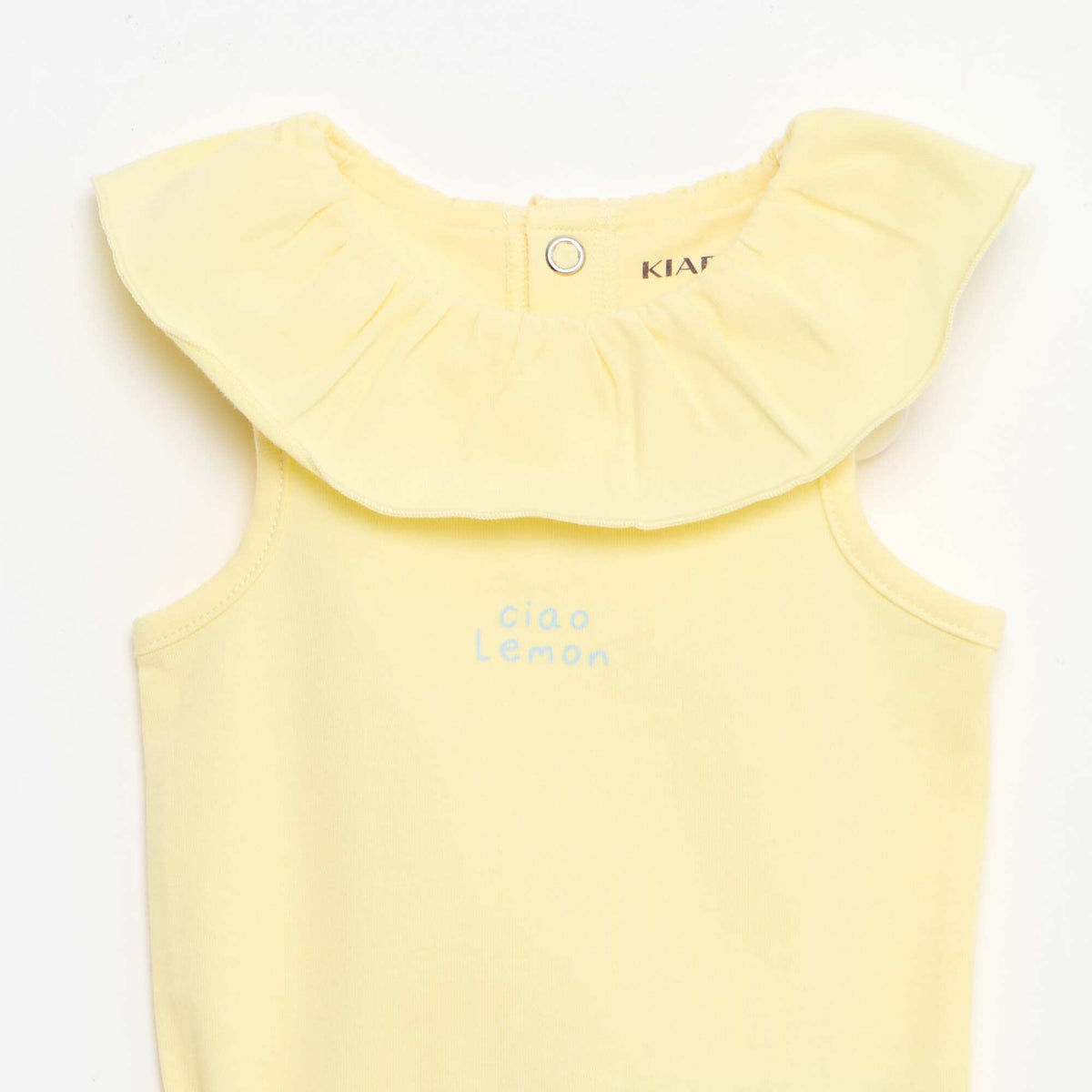 Conjunto de 2 piezas: body + braguita AMARILLO
