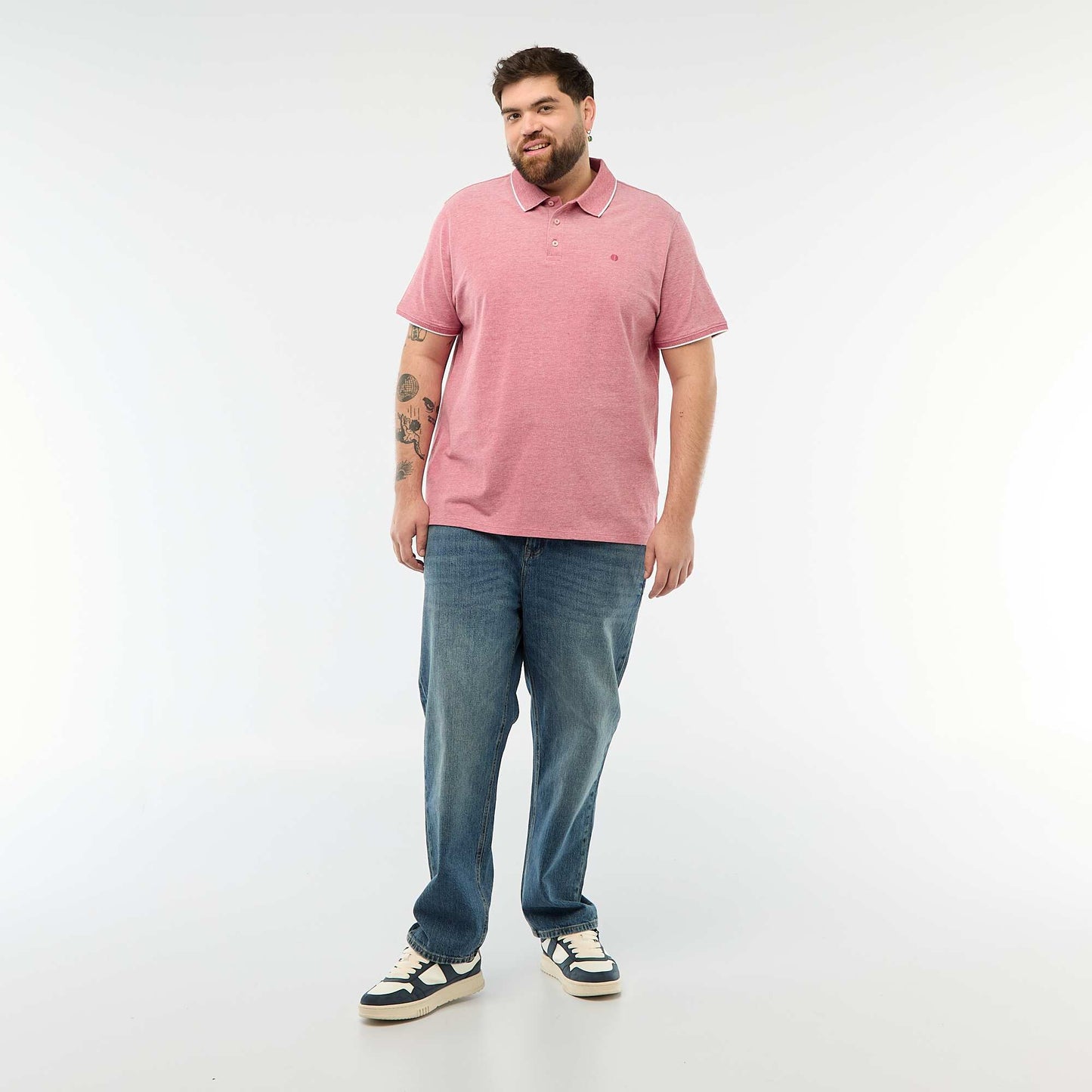 Remera corte regular ROJO