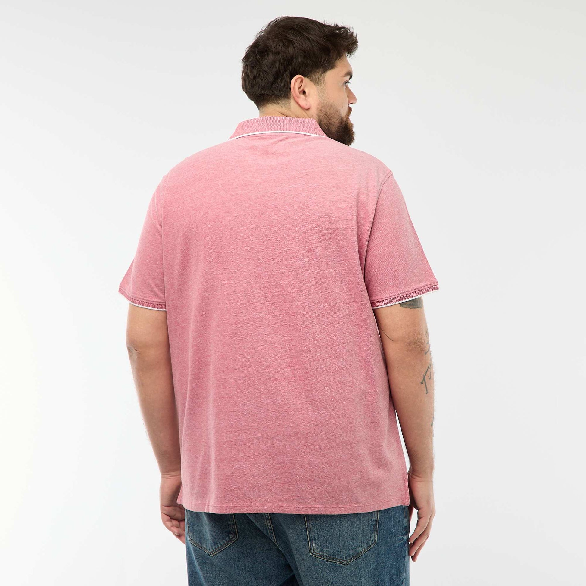 Remera corte regular ROJO