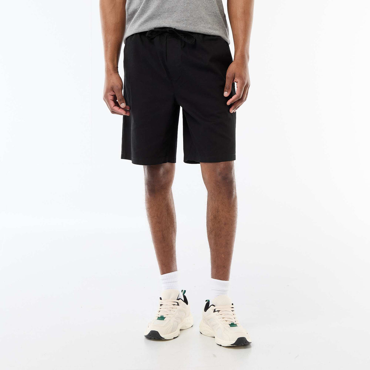 Bermuda chino liso NEGRO