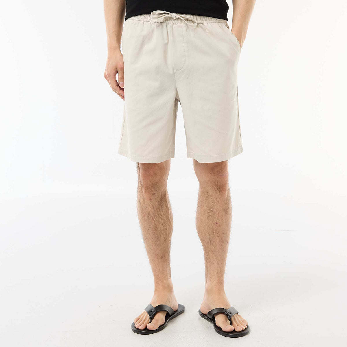 Bermuda chino liso GRIS