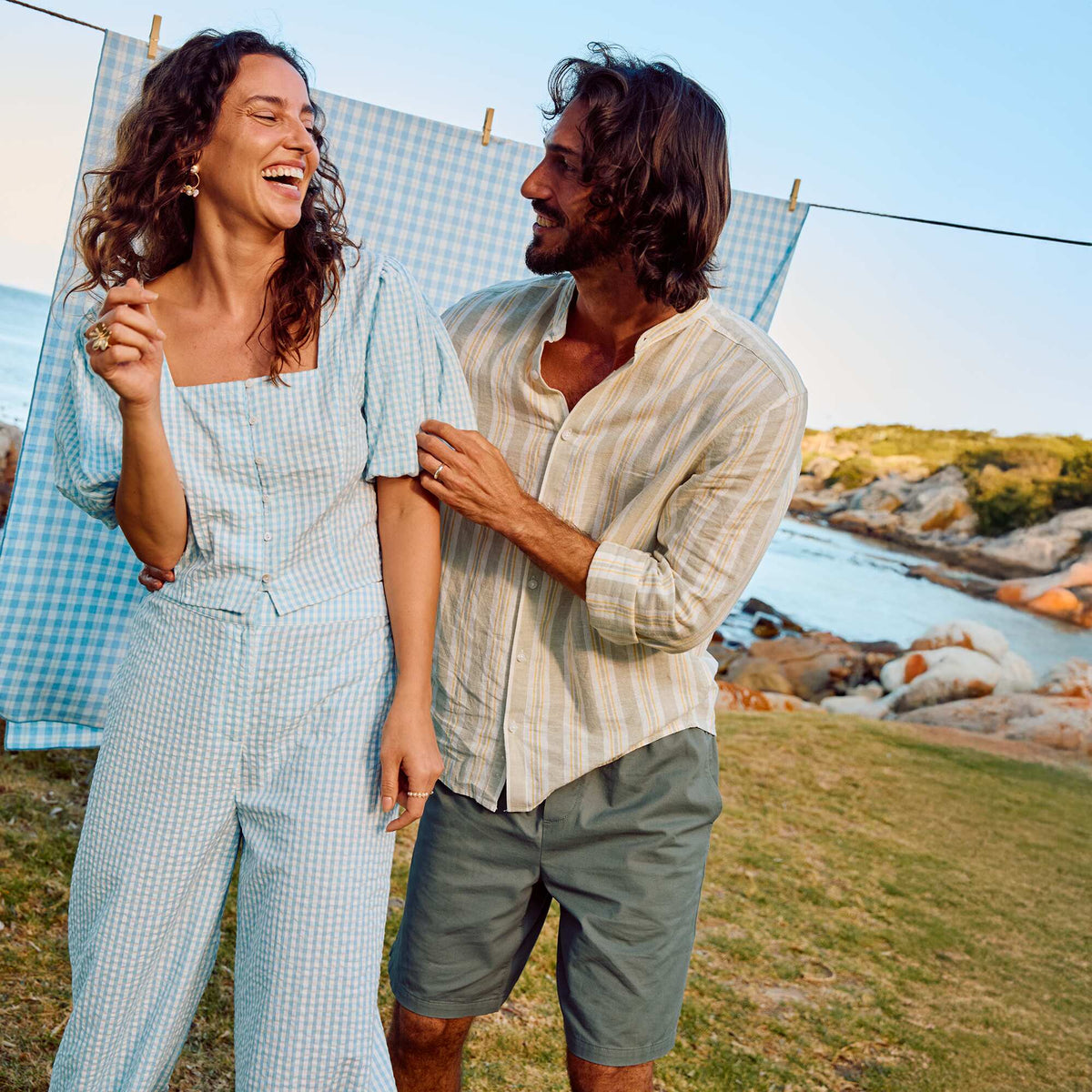 Bermuda chino liso VERDE