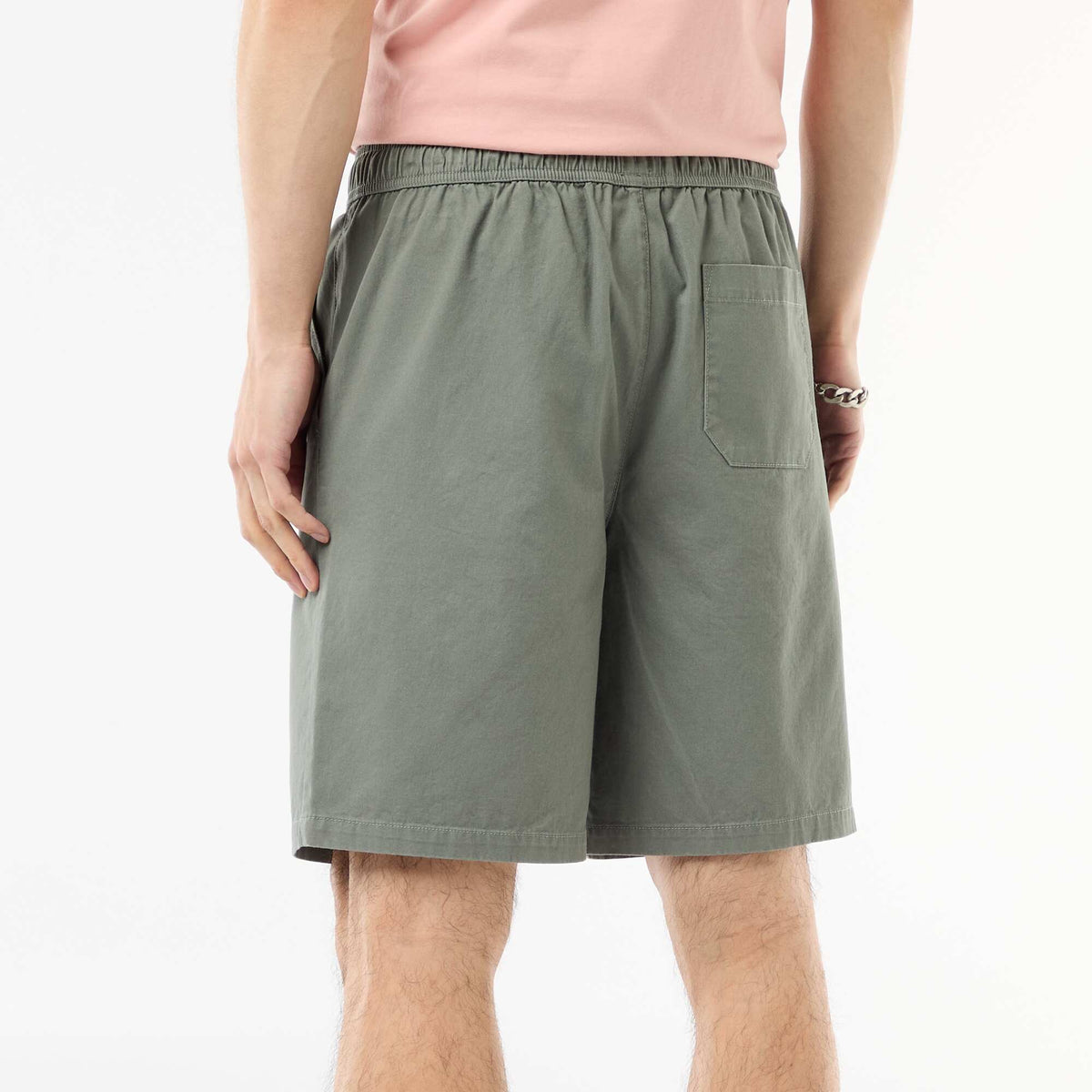 Bermuda chino liso VERDE
