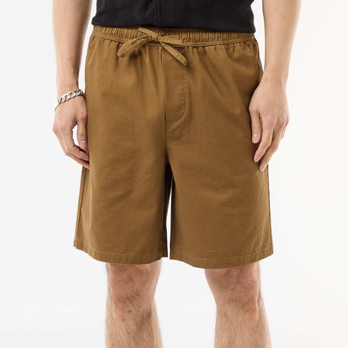 Bermuda chino liso MARRON