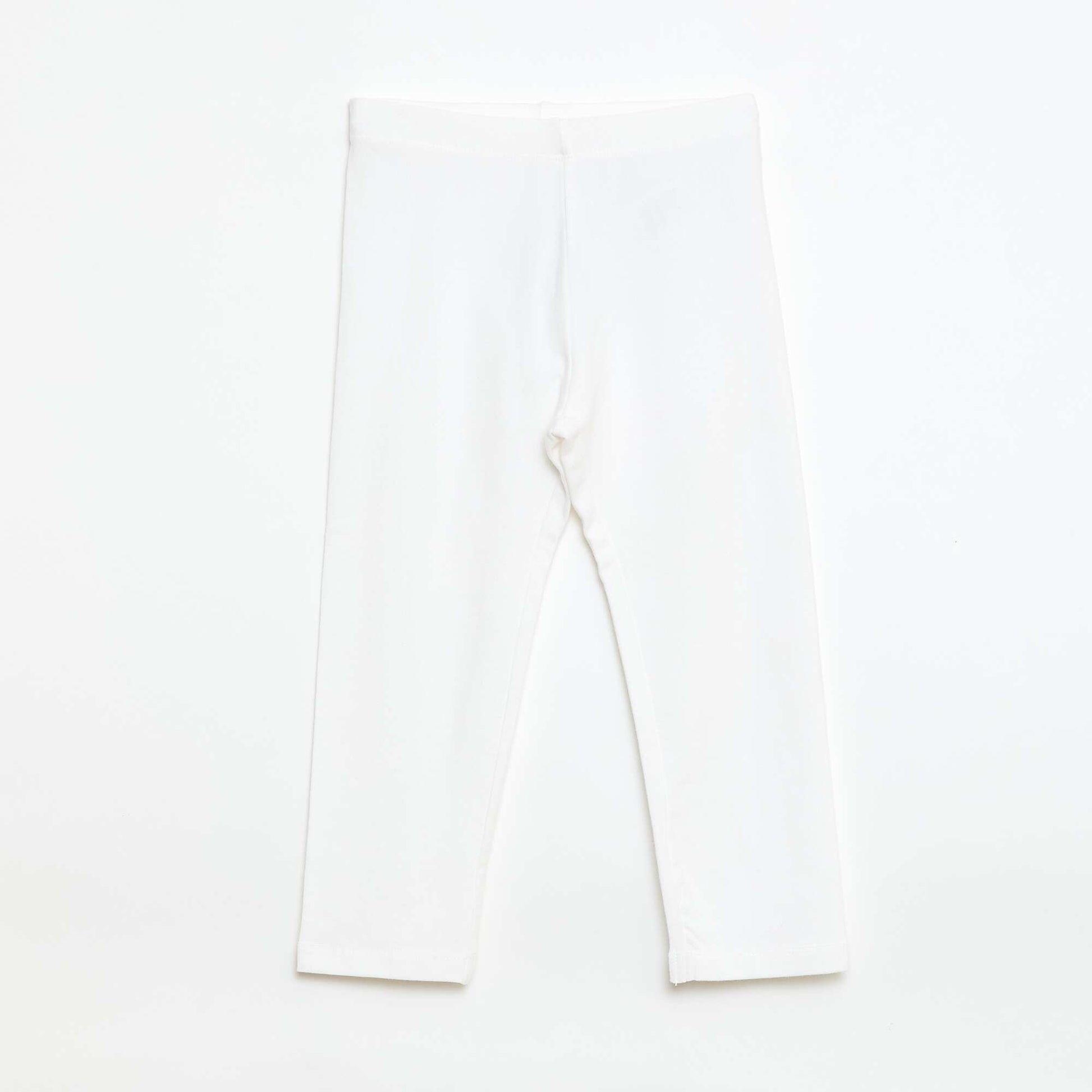 Legging corto liso BLANCO