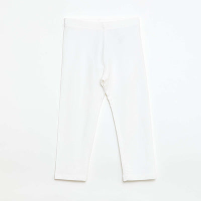 Legging corto liso BLANCO