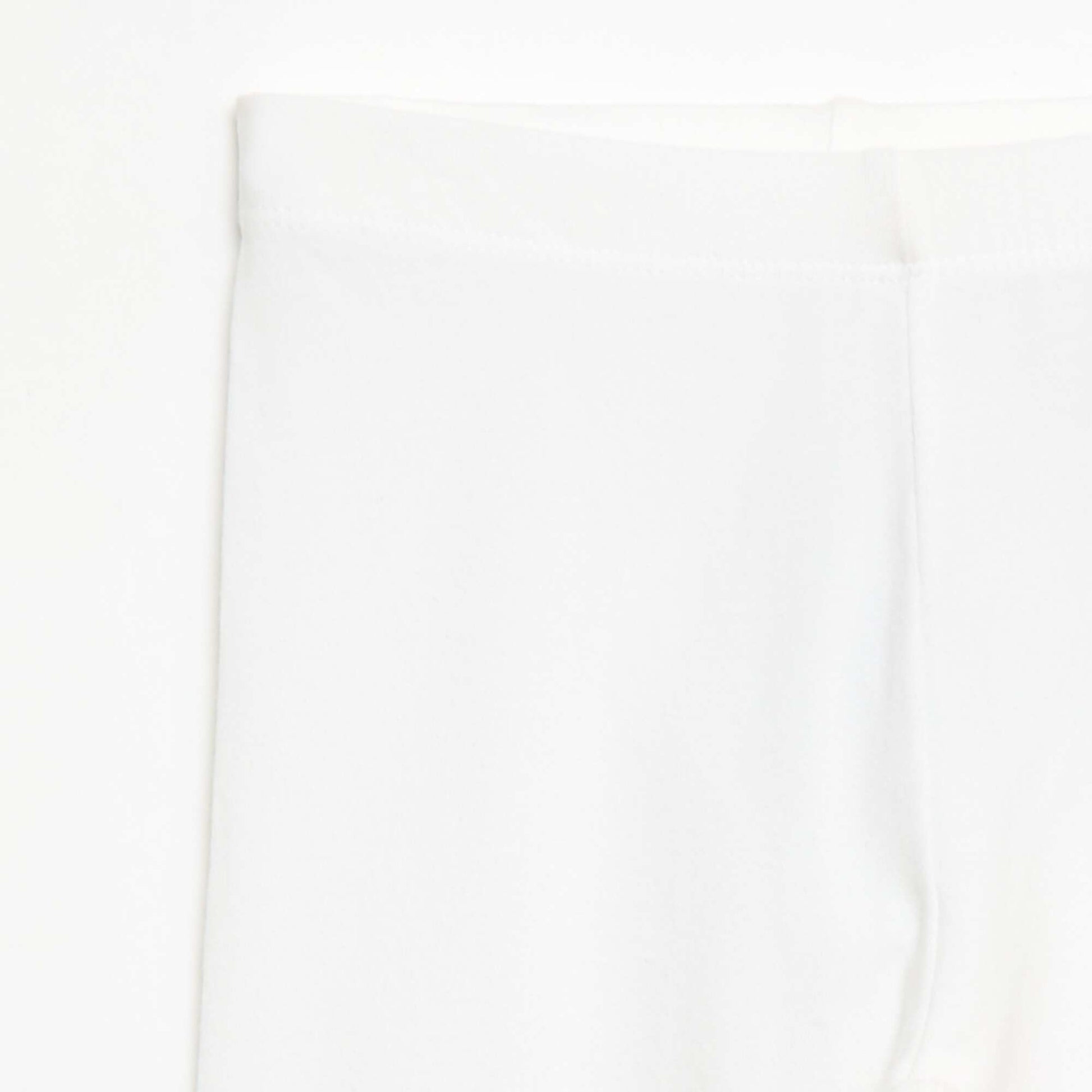 Legging corto liso BLANCO