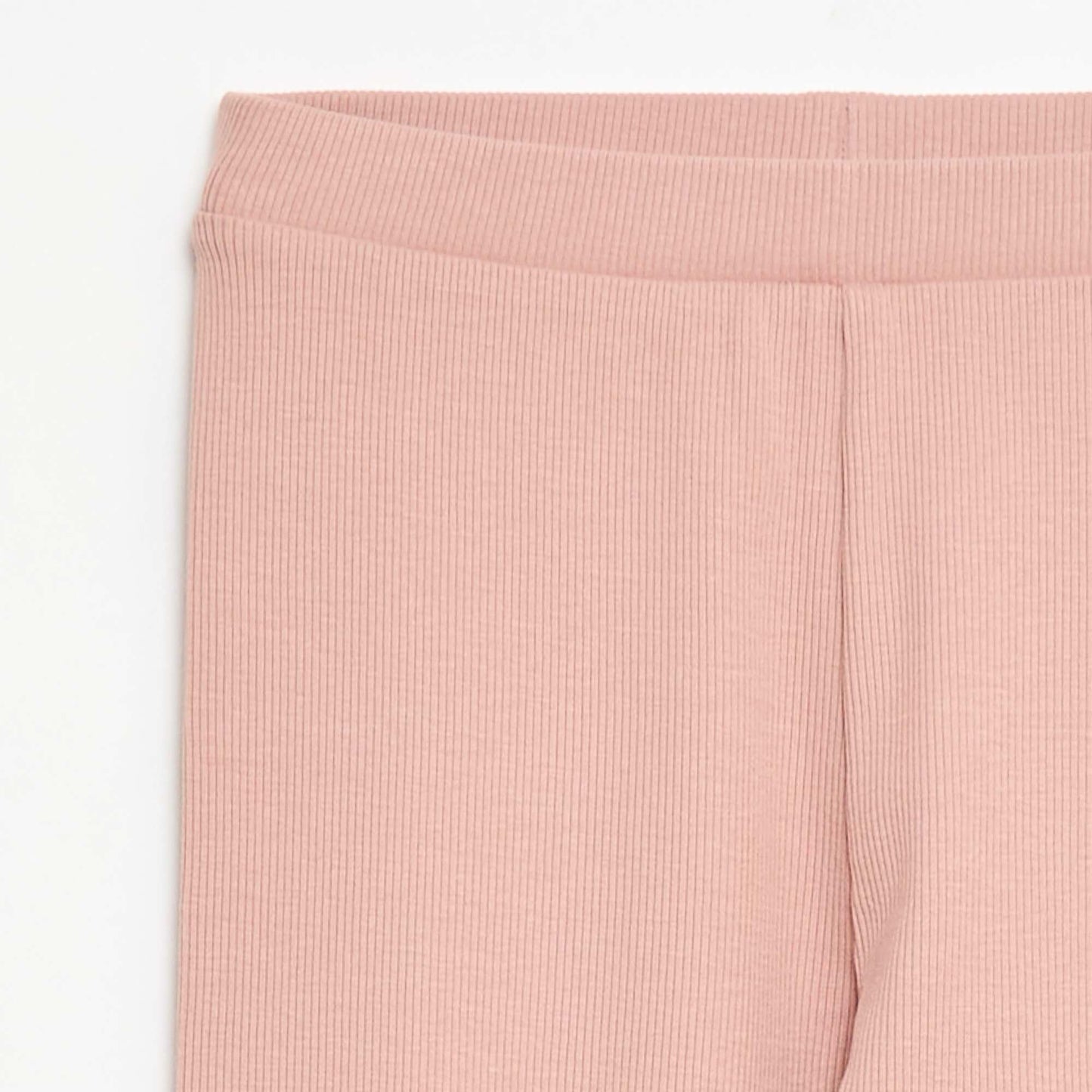 Legging de punto liso de algodón ROSA