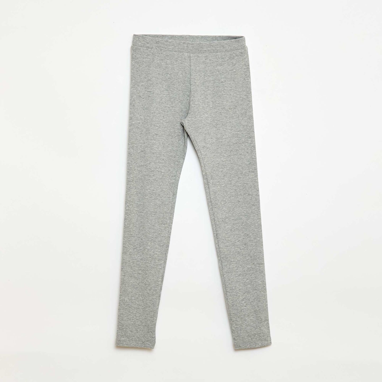 Legging de punto liso de algodón GRIS