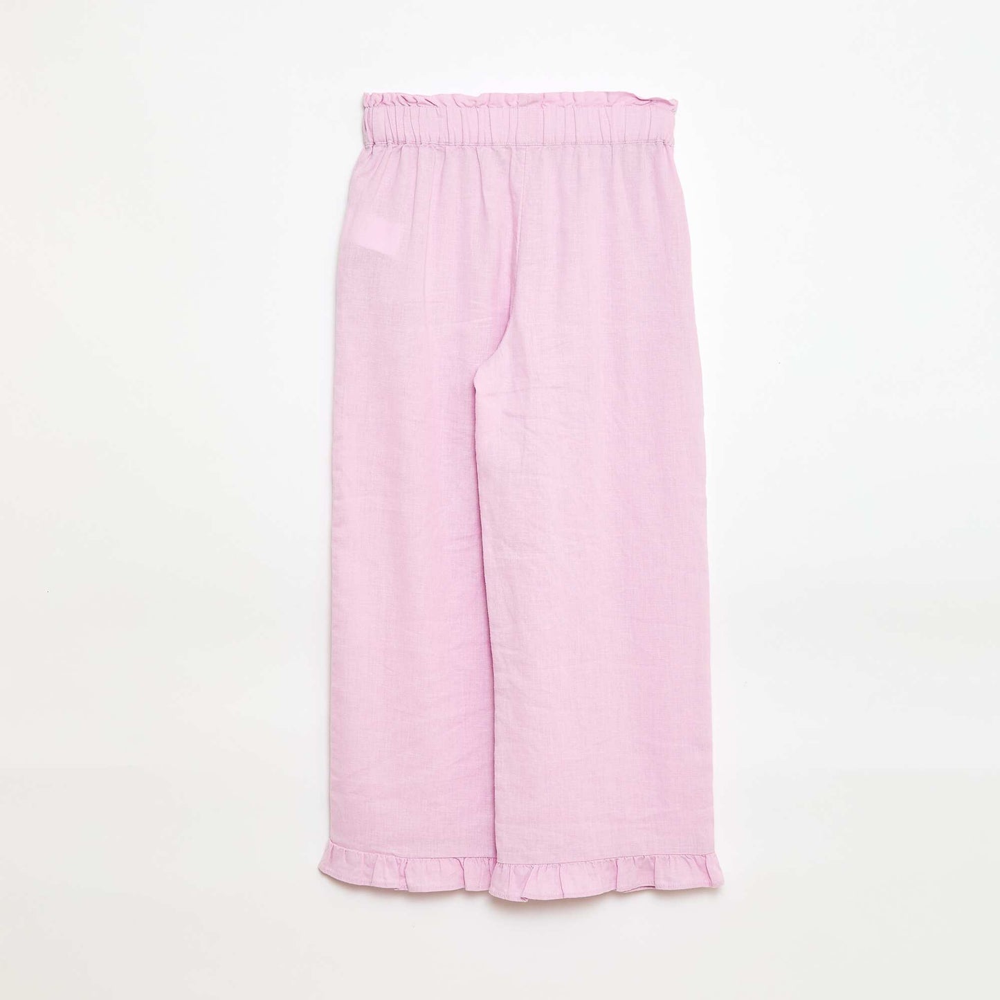 Pantalón en mezcla de lino PURPURA