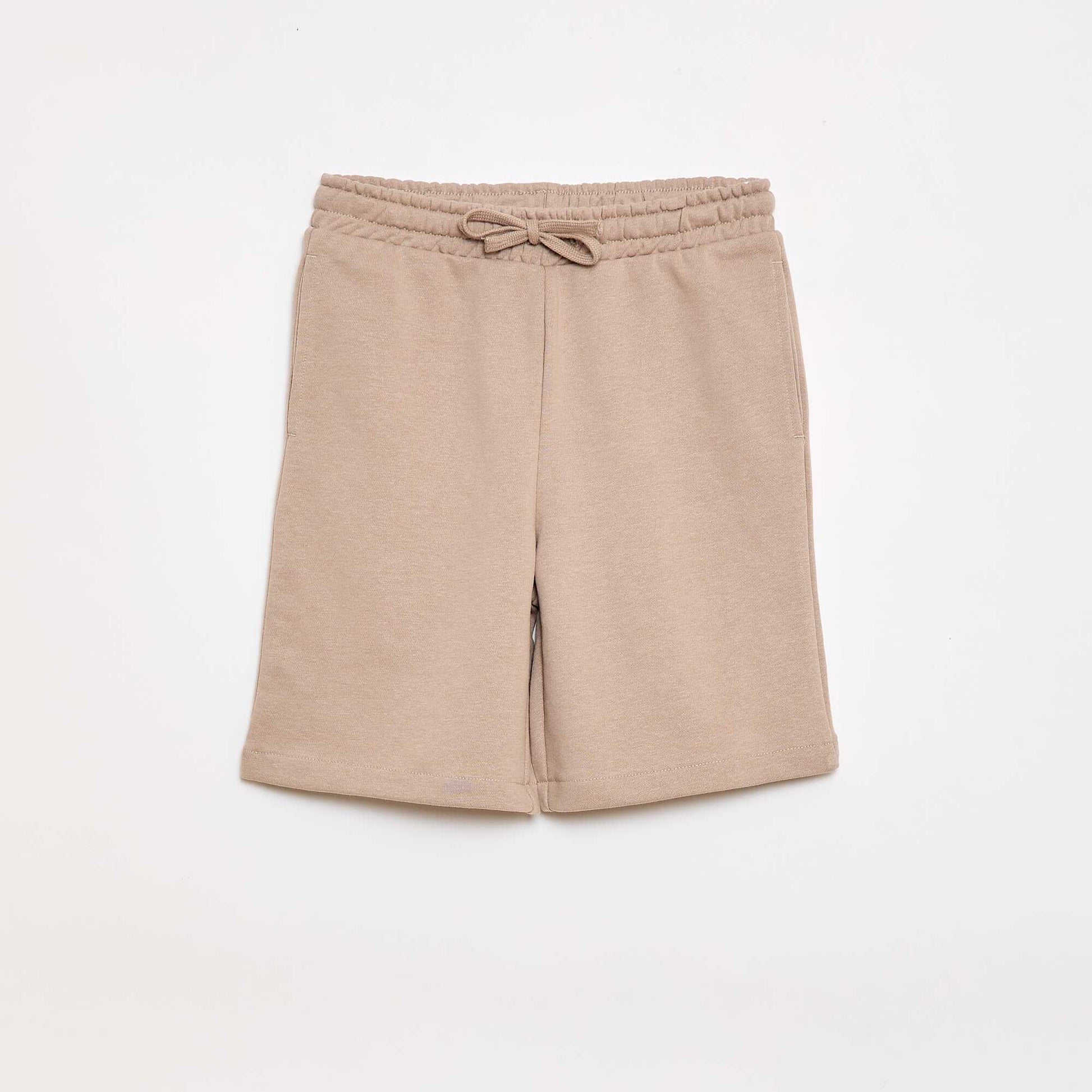Pack de 2 pantalones cortos de algodón liso VERDE