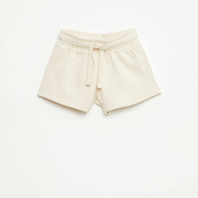 Bermuda de felpa perchada BEIGE