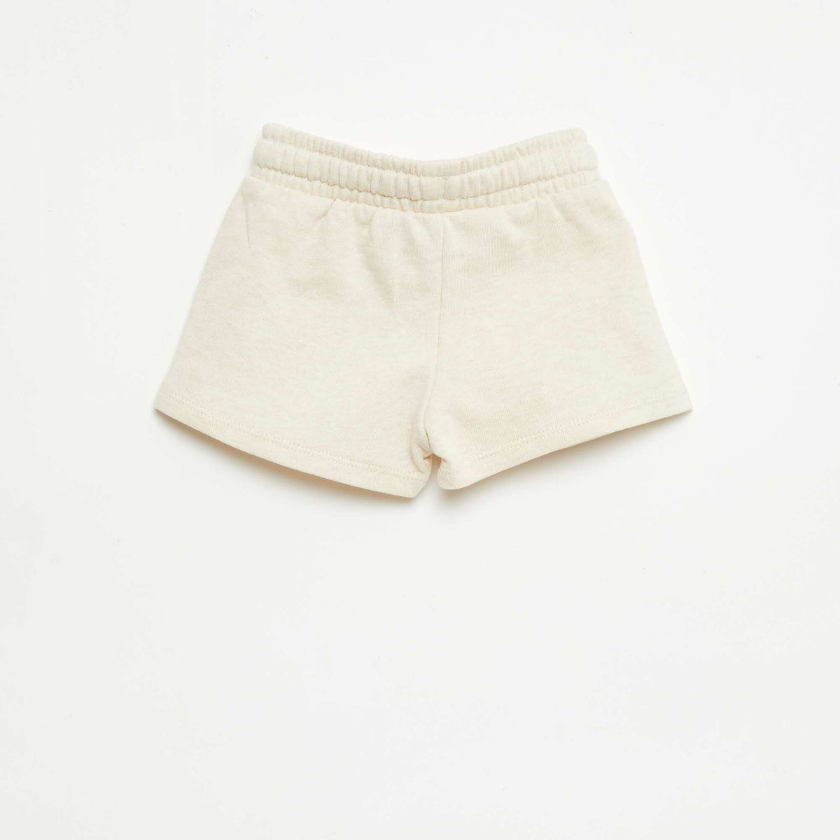 Bermuda de felpa perchada BEIGE