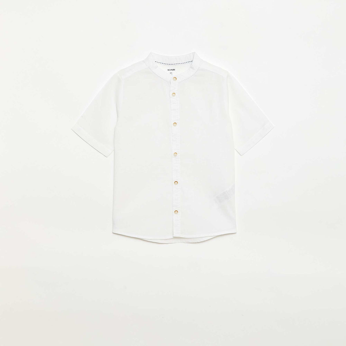 Camiseta blanca de algodón BLANCO