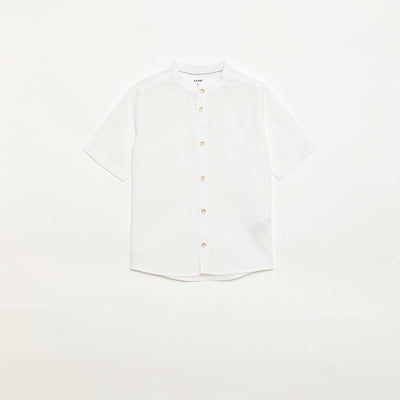 Camiseta blanca de algodón BLANCO