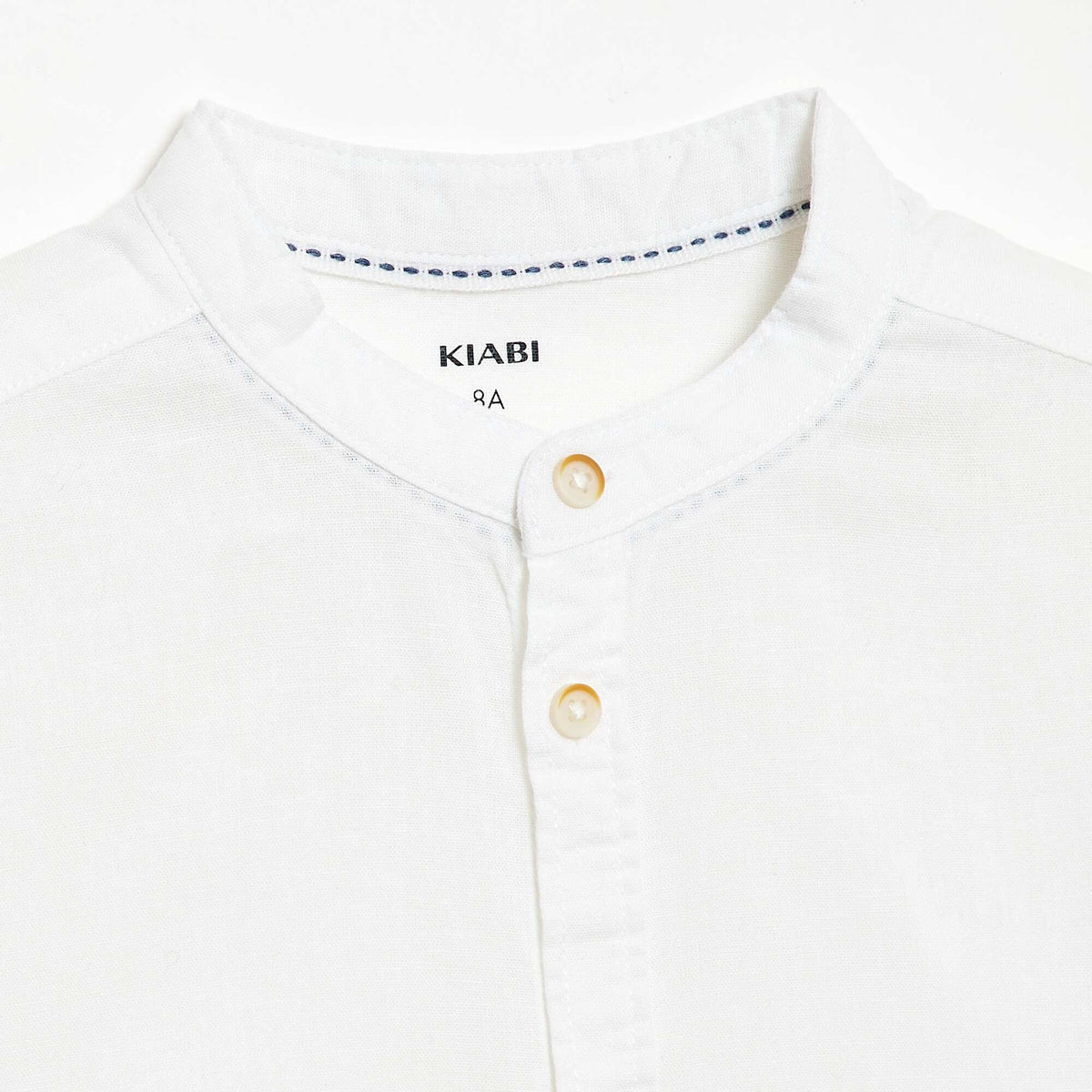 Camiseta blanca de algodón BLANCO
