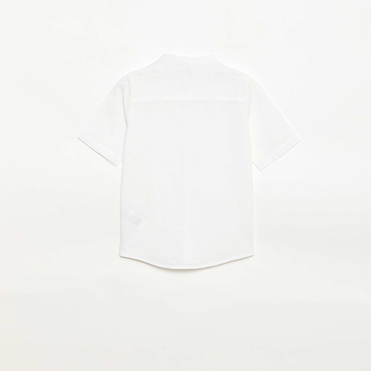 Camiseta blanca de algodón BLANCO