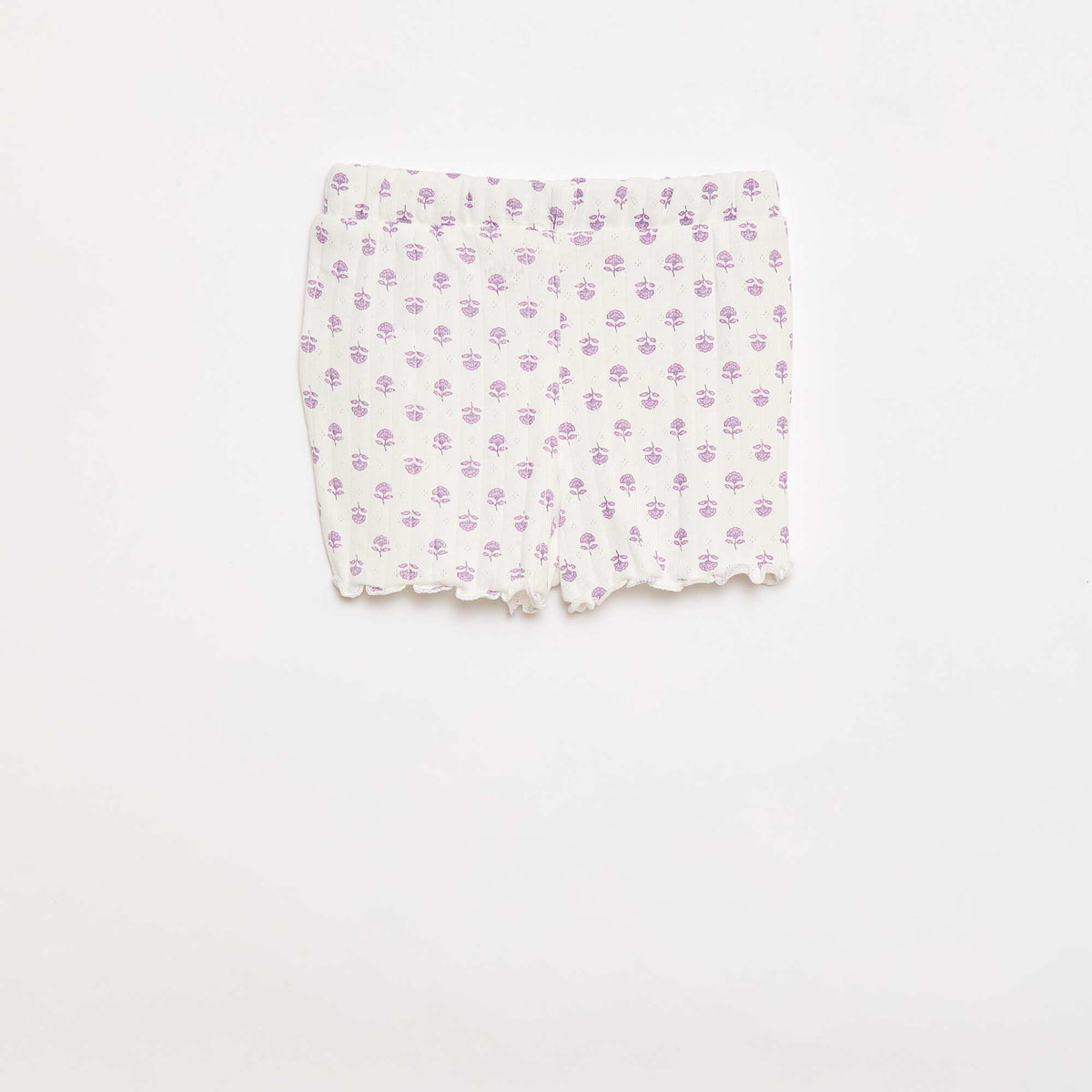 Pijama corto 2 piezas BLANCO